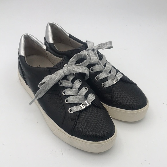 Naturalizer Shoes - Naturalizer Astara Women's Sneakers Black‎ Leather Size 7